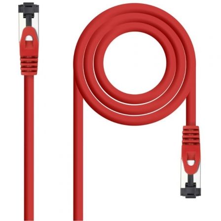 CABLE DE RED LATIGUILLO SSTP CAT8.1 AWG26 2 M ROJO NANOCABLE CABLE DE RED LATIGUILLO SSTP CAT8.1 AWG26 2 M ROJO NANOCABLE